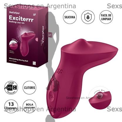 Exciterrr (Berry) estimulador vaginal con bola movil